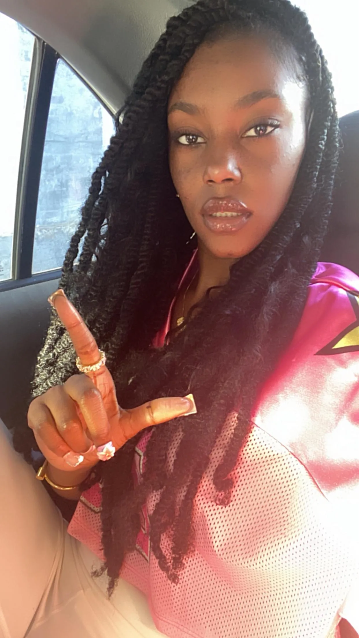 I hold the L so you remember your place, beneath every Black Goddess who rewrites your world.