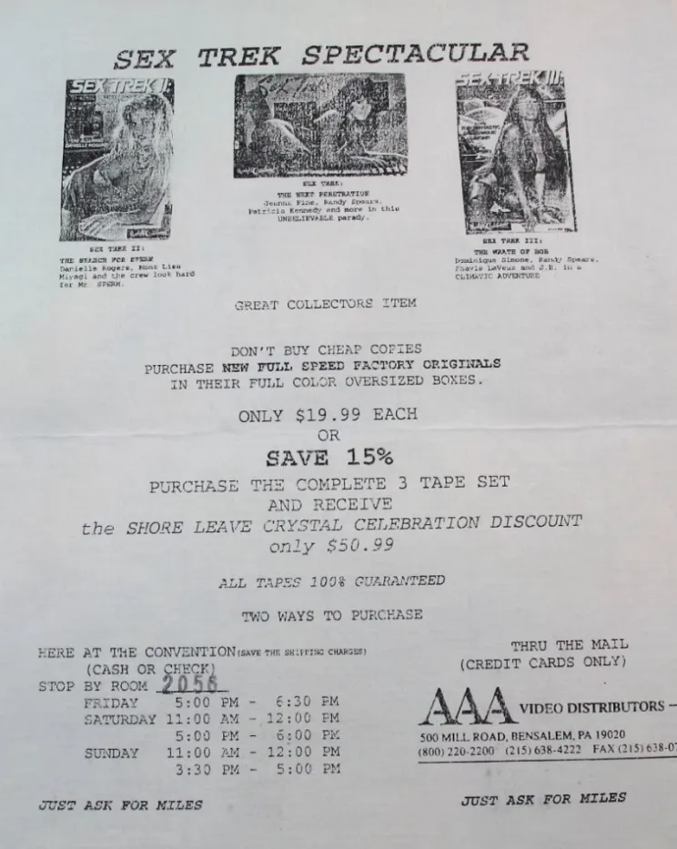 Sex Trek III - The Wrath of Bob