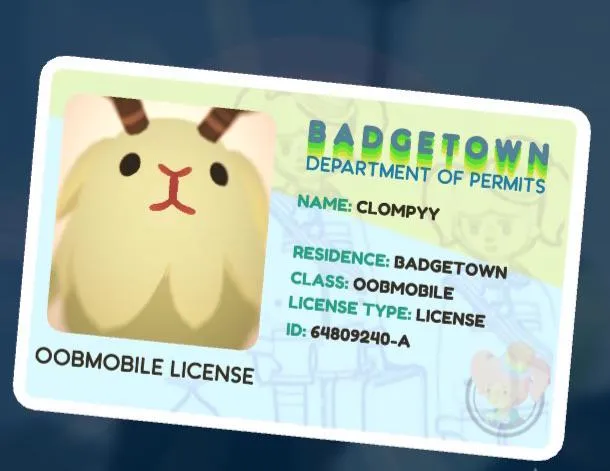 My ooblet got his license!