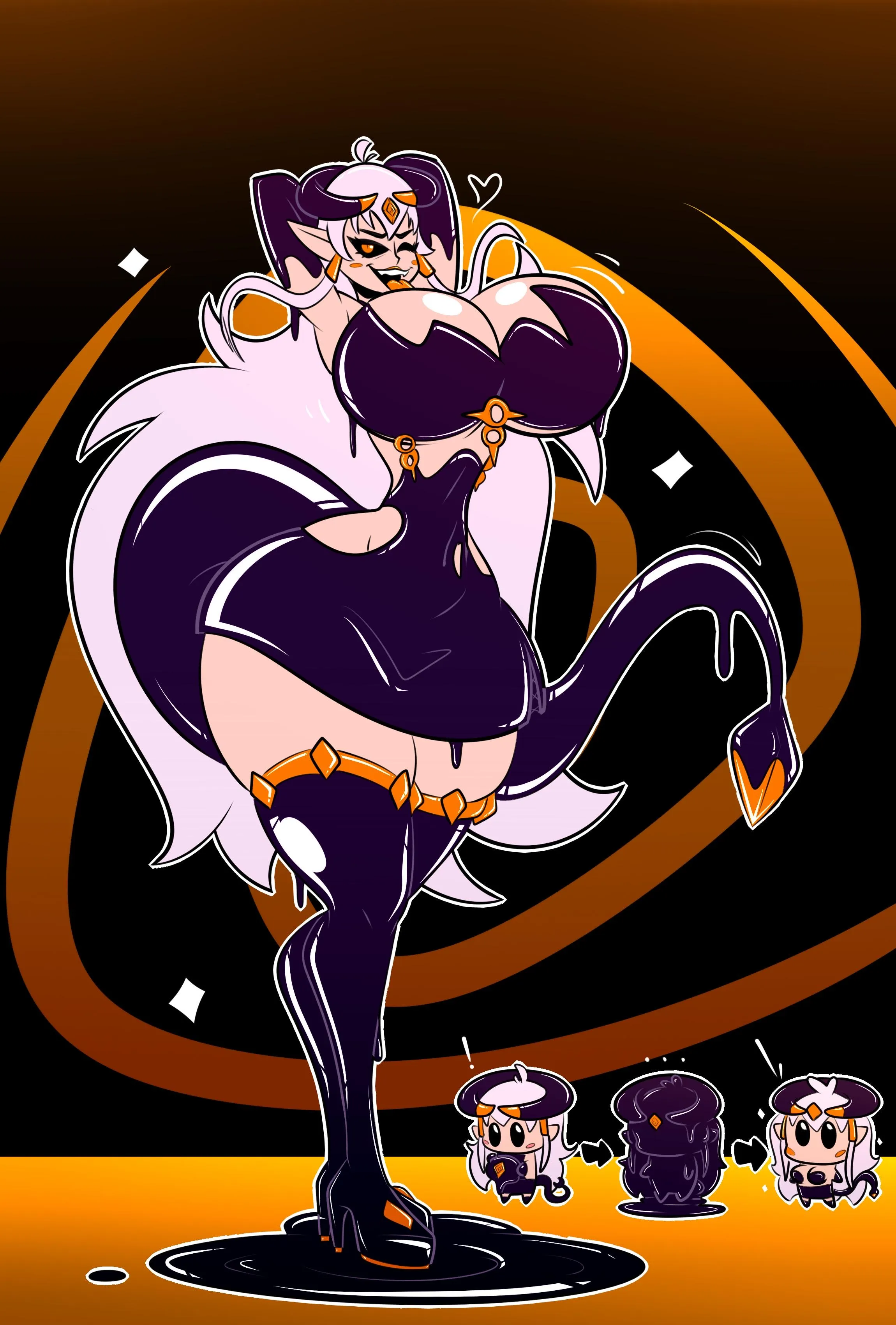 This slime finds your body to be a suitable vessel, but it needs 