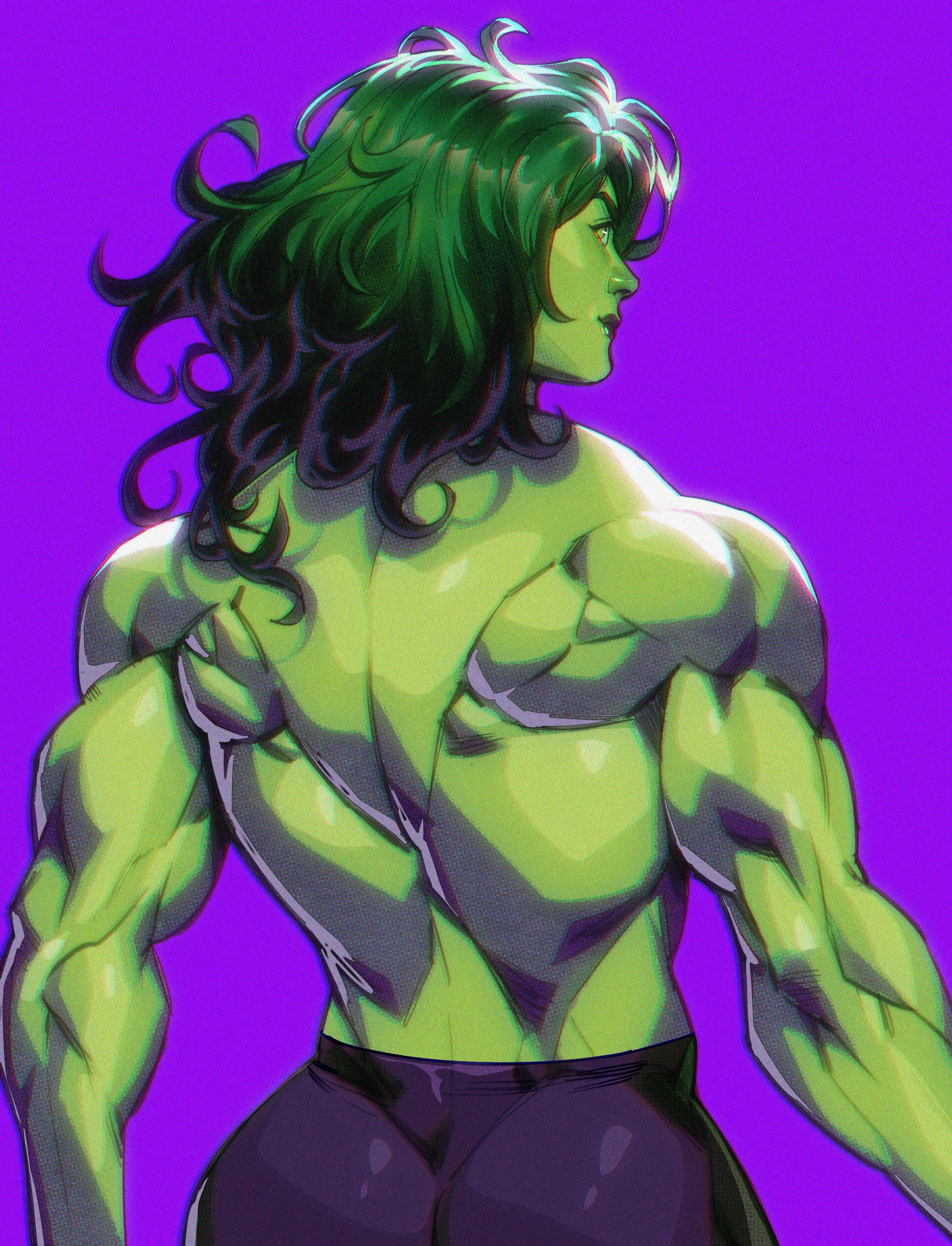 she-hulk back shot [@AZ_Ciam]