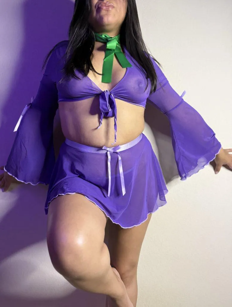 I’ll be daphne and you can be the big bad monster.