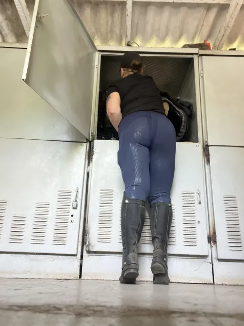 Nothing like equestrian boots.