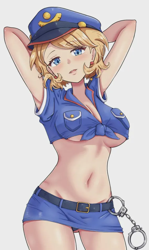 Sexy Police officer Serena [Pokémon XYZ]