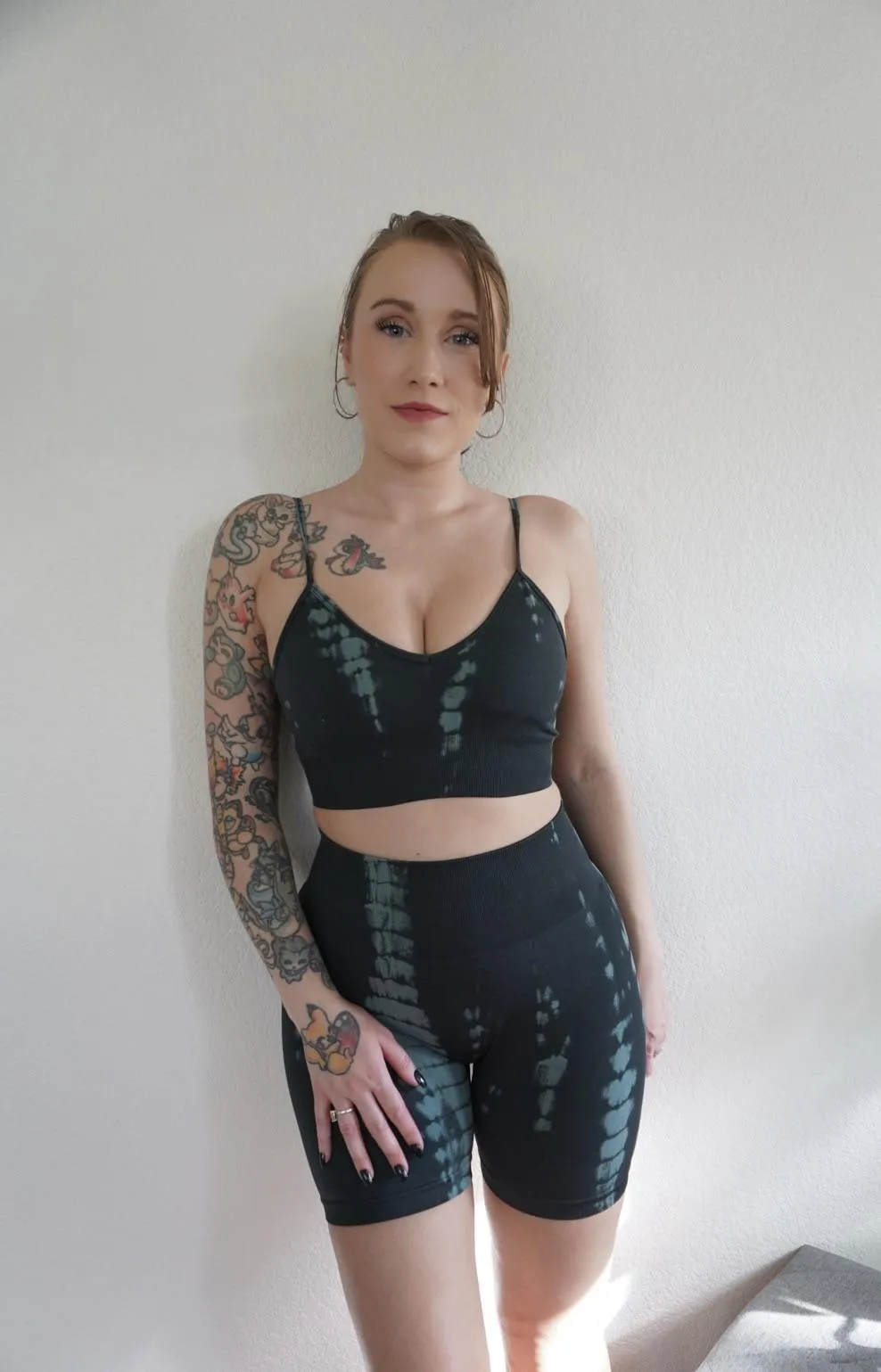 Felt cute in this green set