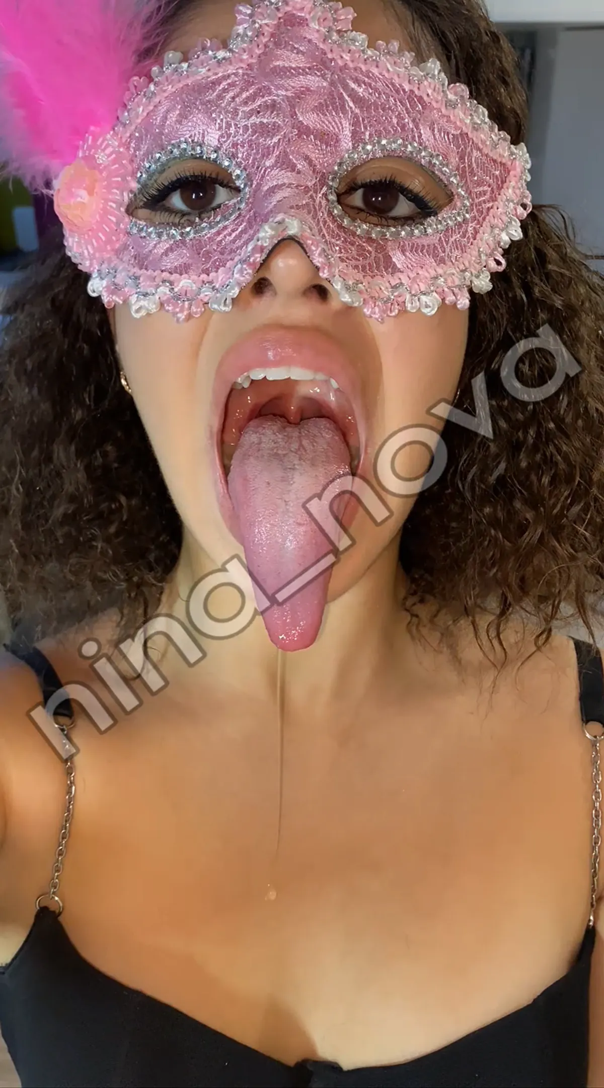 I drooled on my tits