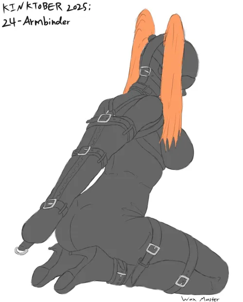 Kinktober 2025: 24 - Armbinder