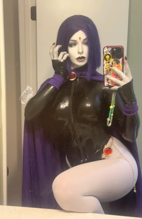 Raven from Teen Tirans by Jenna Lynn Meowri