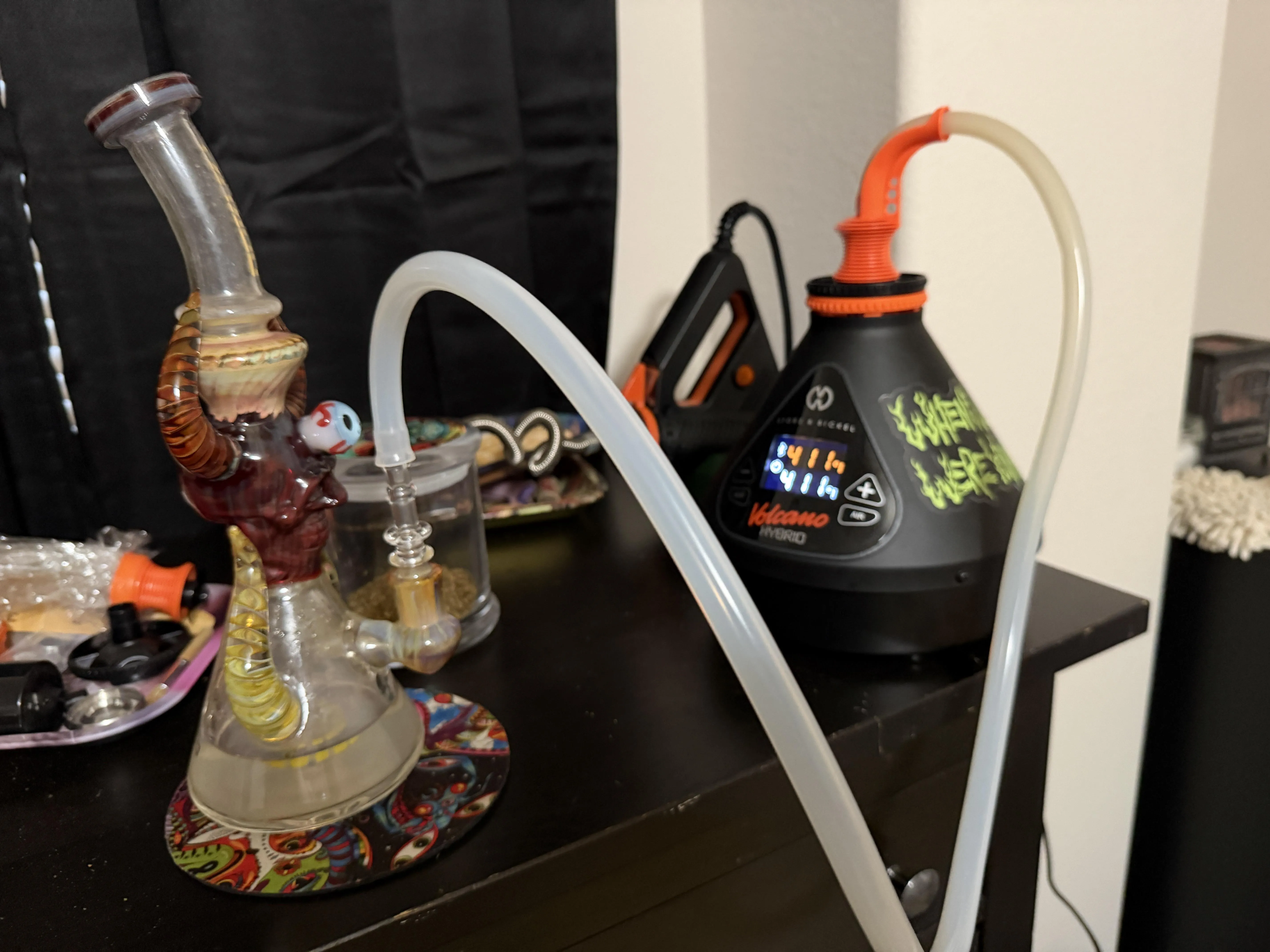 Whip-to-14mm glass adapter is wicked