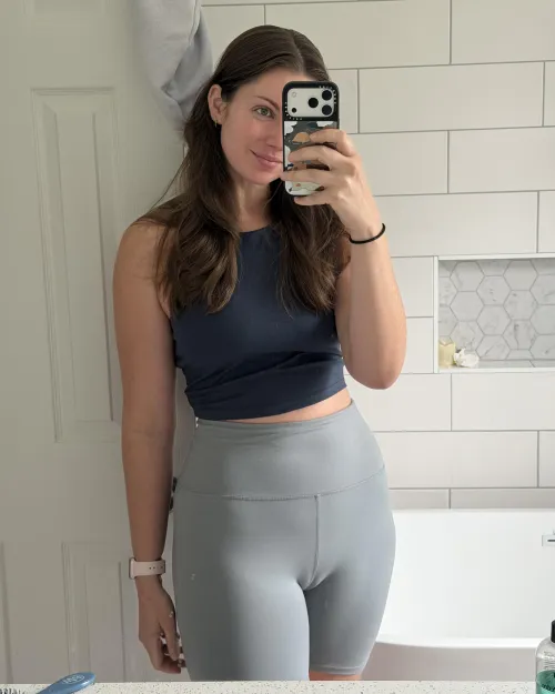 Before my sweaty workout