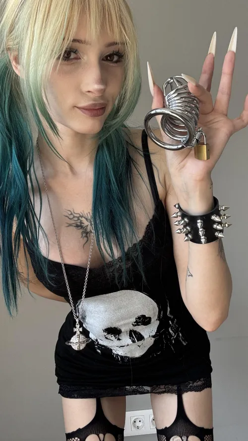 Creampied ur asshole while ur dick is locked up