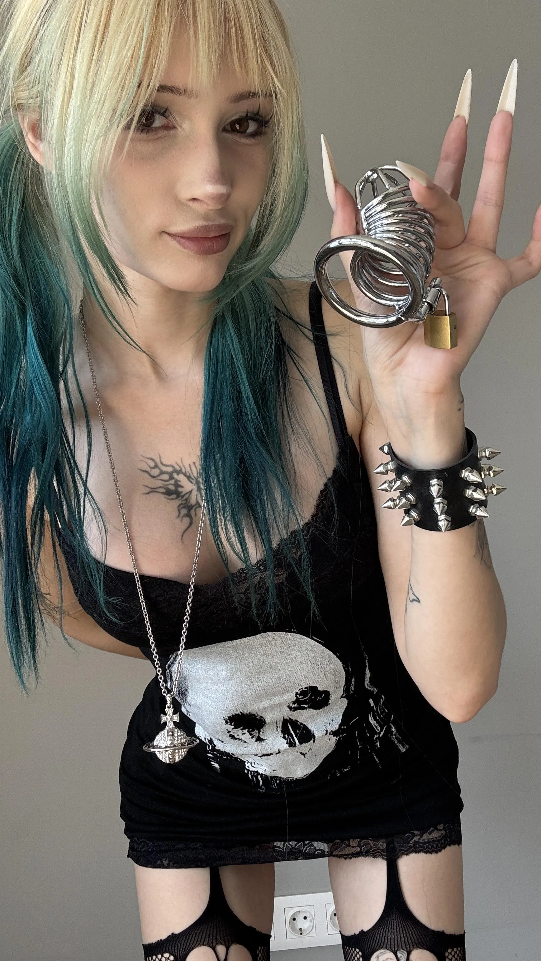 Creampied ur asshole while ur dick is locked up