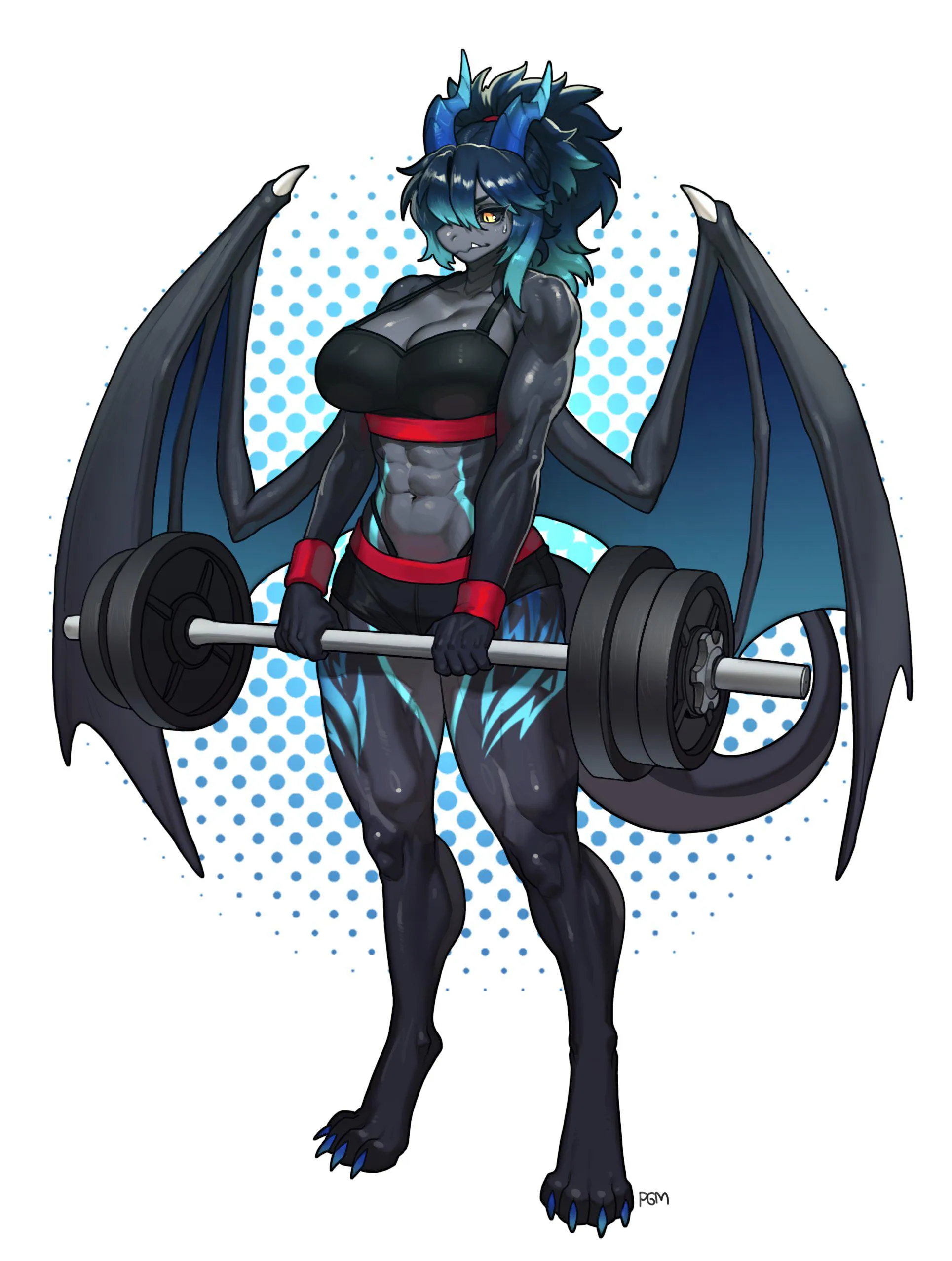 Dragon lady outmogs you in weight [F] (@schewiener)