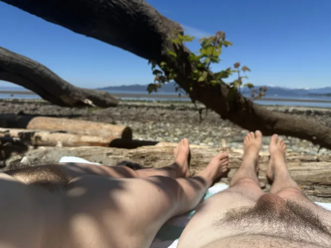 dreaming of sunnier days on the beach