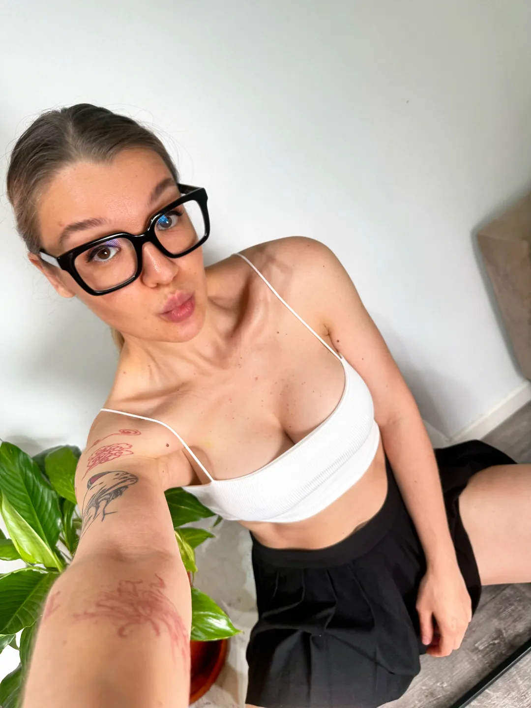 Are you looking at my glasses?