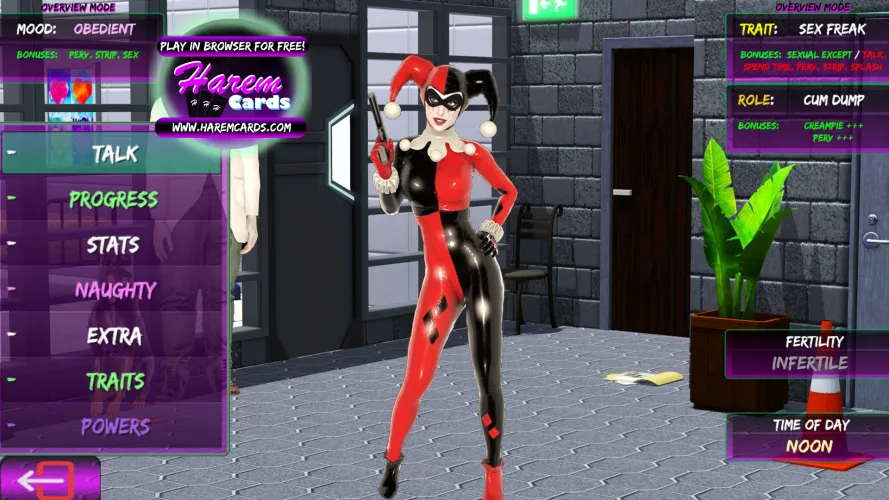 Games that let you do whatever you want to the girl (and impregnate her) are my favorite! [HaremCards] (Pink Palm Production)