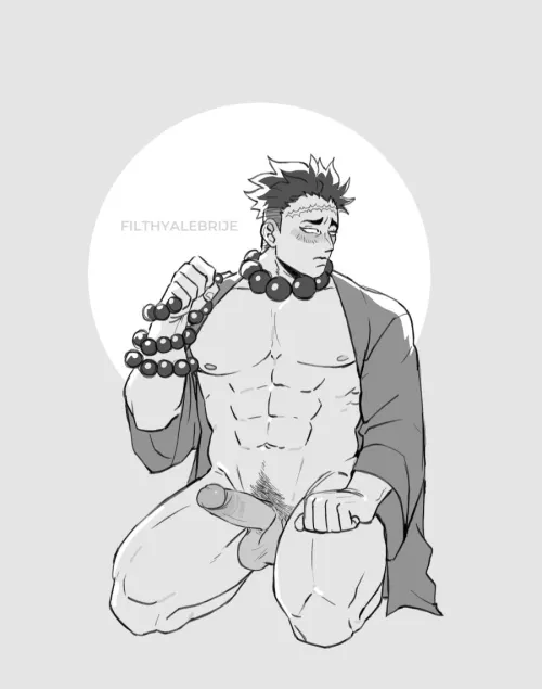 Gyomei's cock standing (FilthyAlebrije)