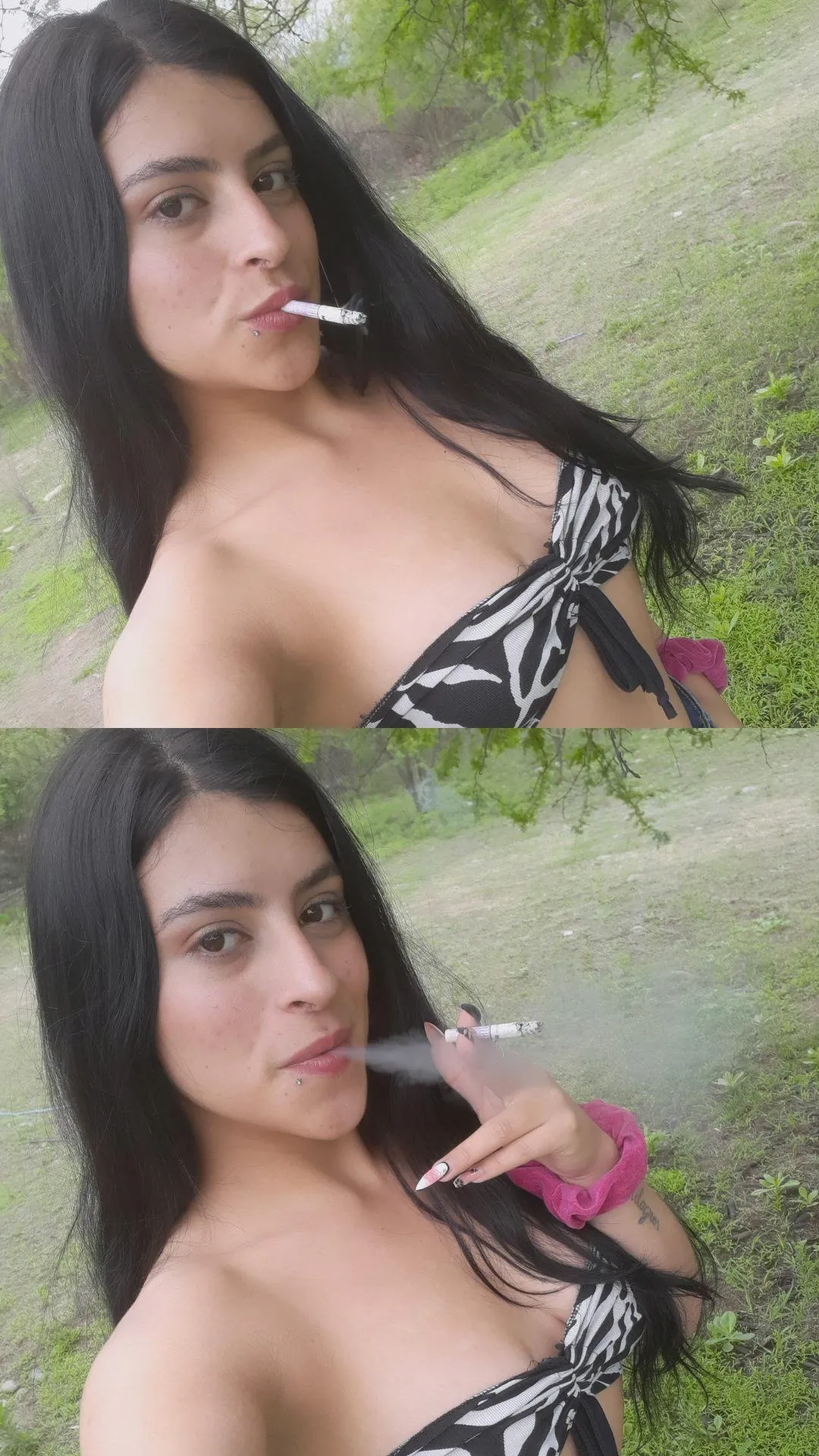 Smoking outdoors is best for the day