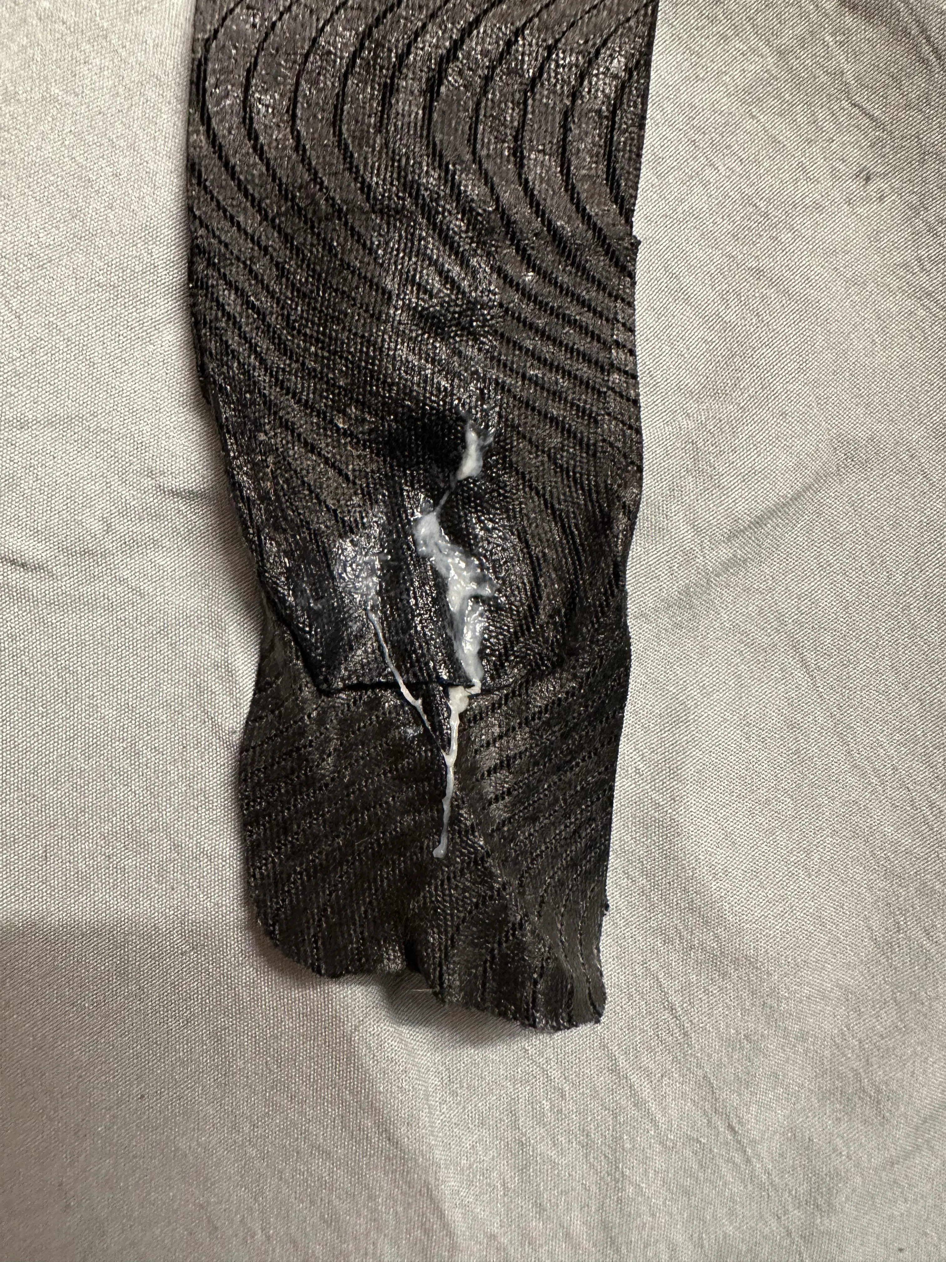 Tape after half a day