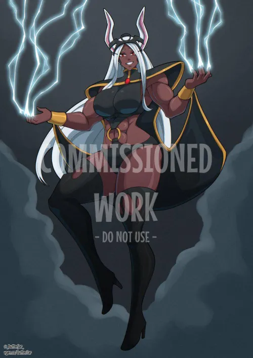 Miruko as Storm from X-Men by Butterjar