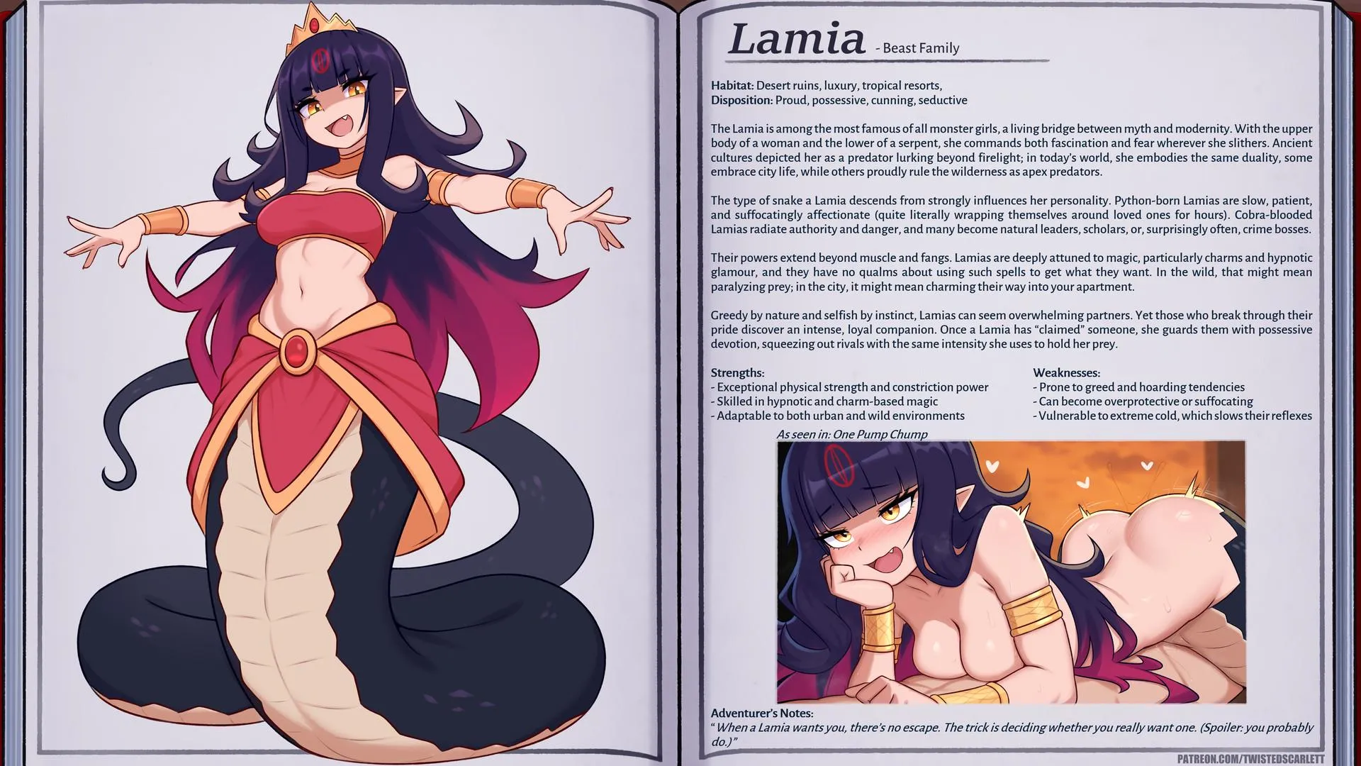 What you need to know before you look for a lamia gf (twistedscarlett)