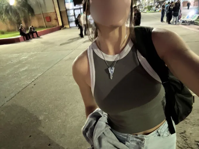 College day and my cuckold is waiting for me locked up at home...