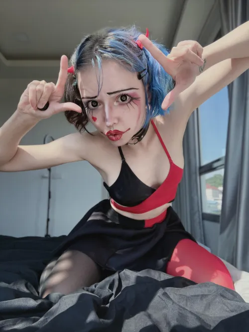 despite my sad makeup, I'm ready to have fun