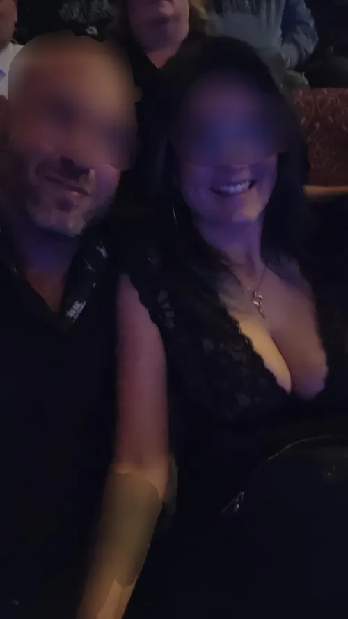 Getting ready for the show. I know everyone saw my key while staring at my tits. Just wish they also knew what it was for😈