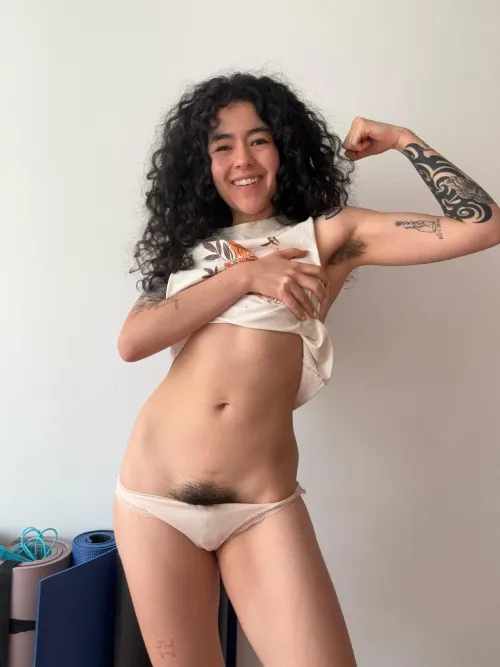 my bush is even hairier than my pits