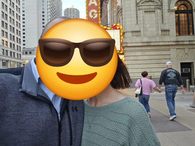 Out for a show in the windy city!