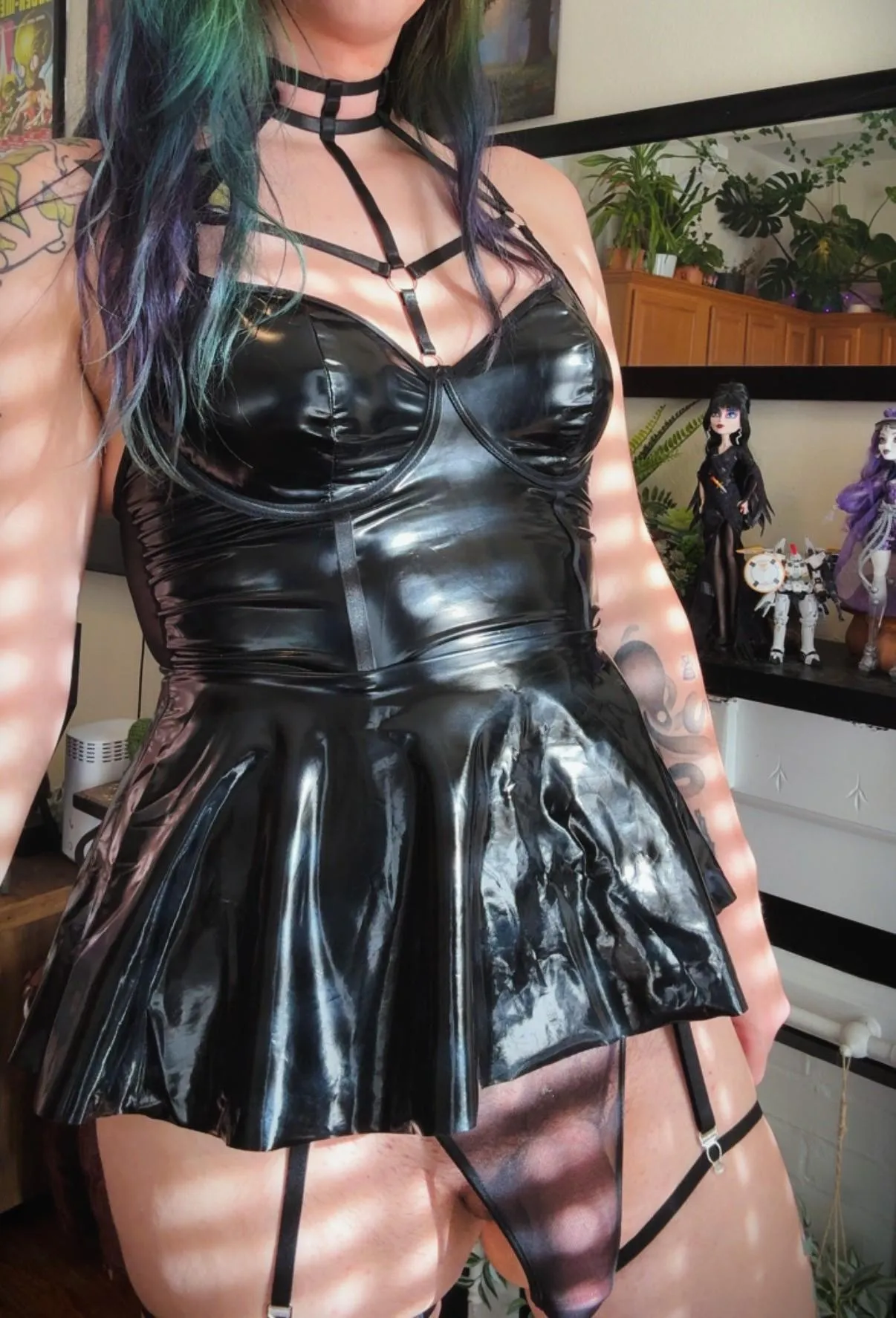 the mesh panties are holding on for dear life