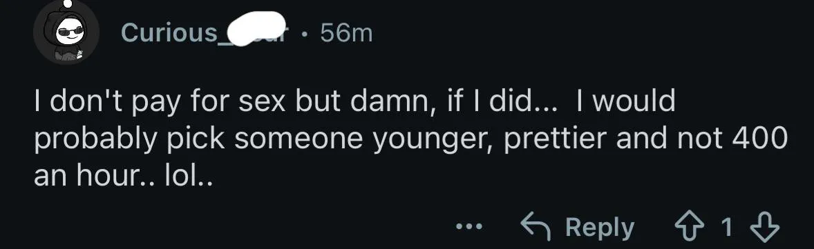 A cheapskate and a pedophile…. Damn