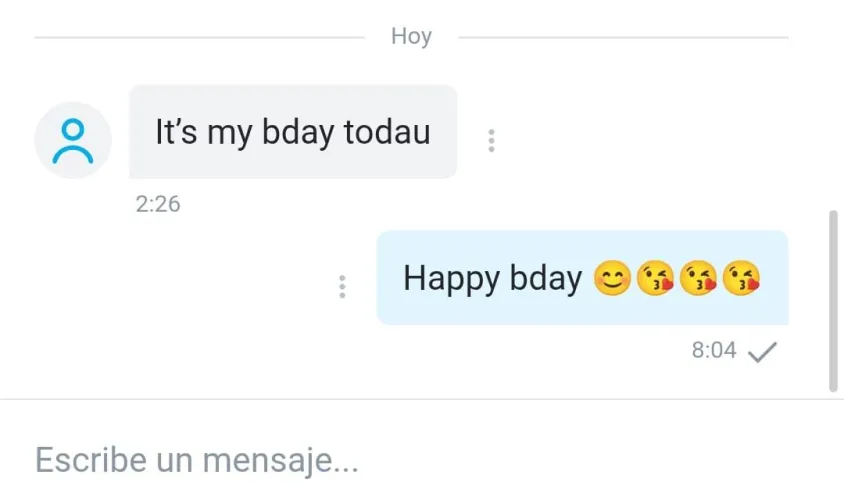 Another bday. He once spent $15, God knows what he bought