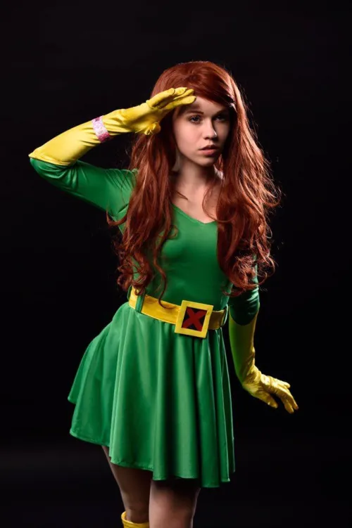 Happy Halloween! Dolly in an X-Men costume