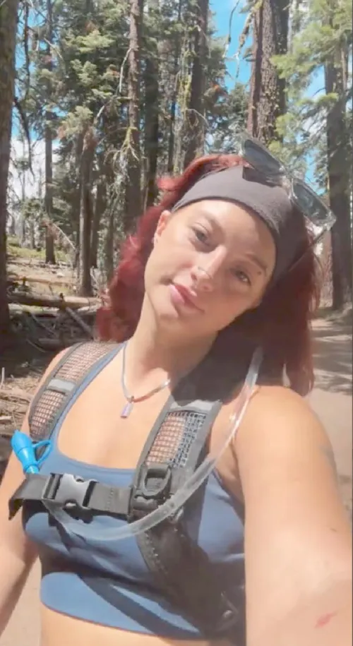 Looking for someone to creampie me in the forest