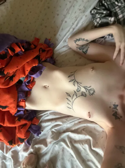 My tummy is the perfect target ;)