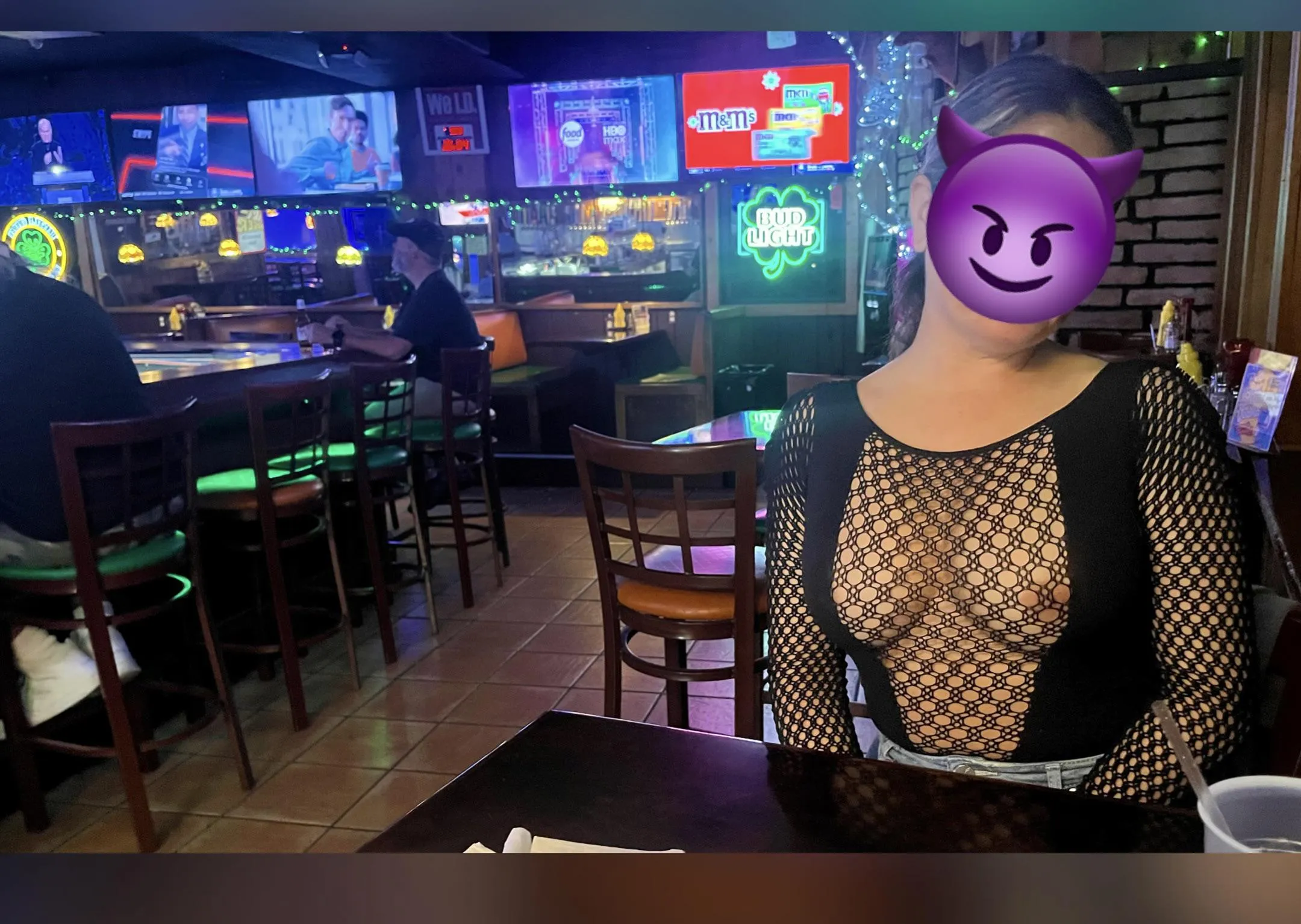 Oops Flash at the Bar