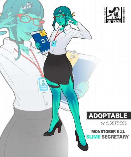 Slime Girl Secretary (@sbtdesu)