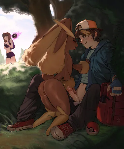 Sneaky Lopunny x Trainer