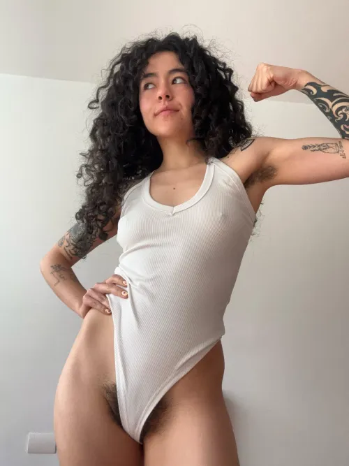 Only strong men can handle hairy women