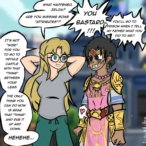 Zelda and Weird Nerd Body Swap