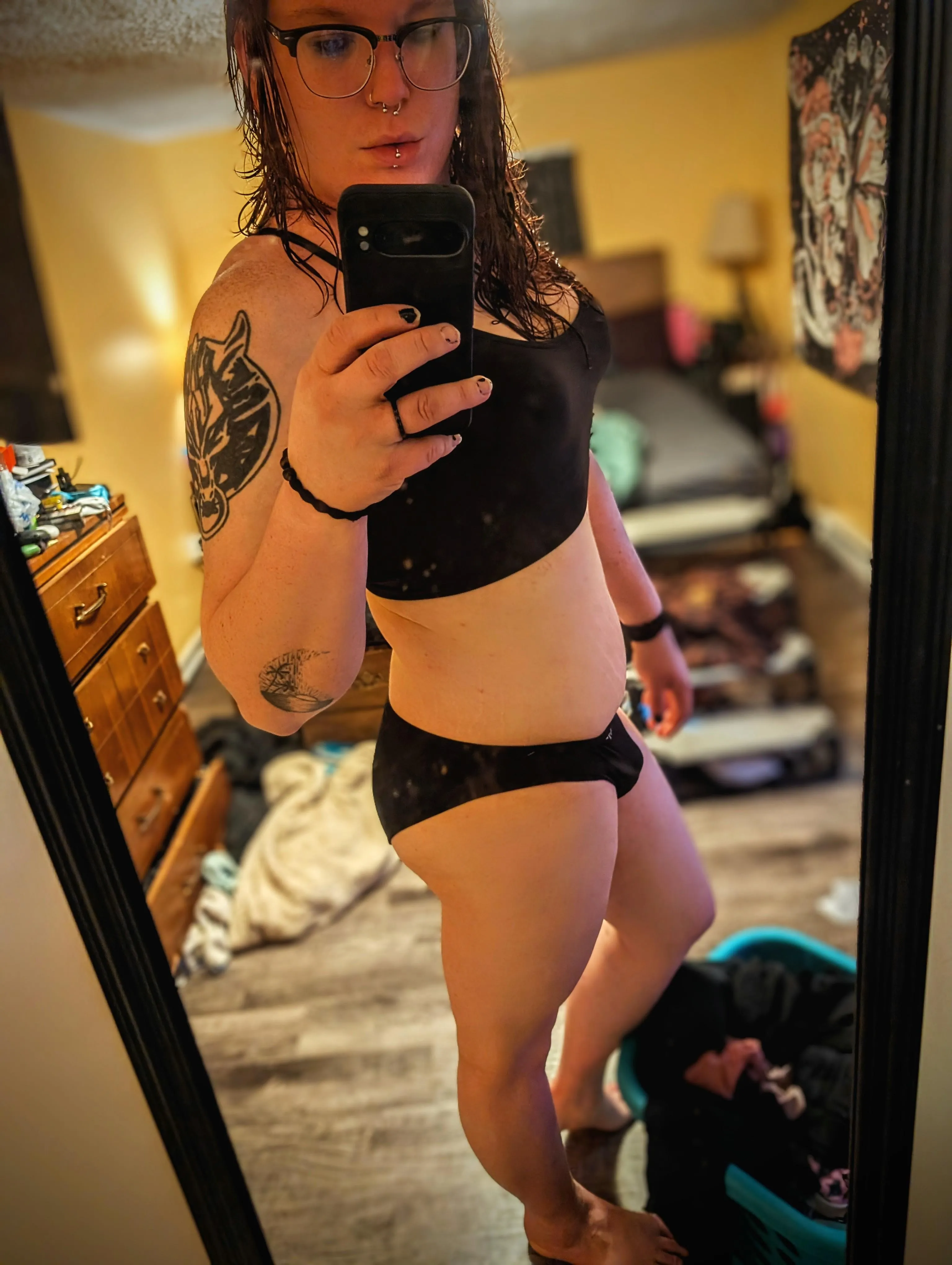 All that estrogen, just to end up a butch dyke 🤣