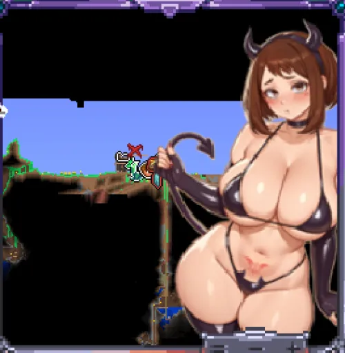 Been making NSFW Minimap borders, any ideas for characters? [F]