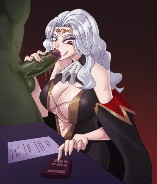 Cara cromwell doing taxes (by me)