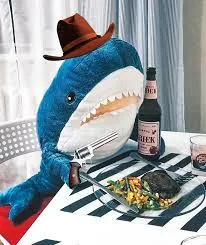 How did I not know about the Ikea sharkie??