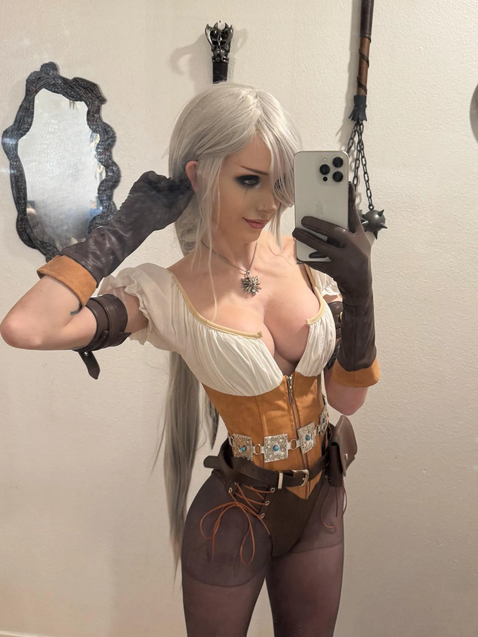 Kirra kaye as Ciri from the Witcher