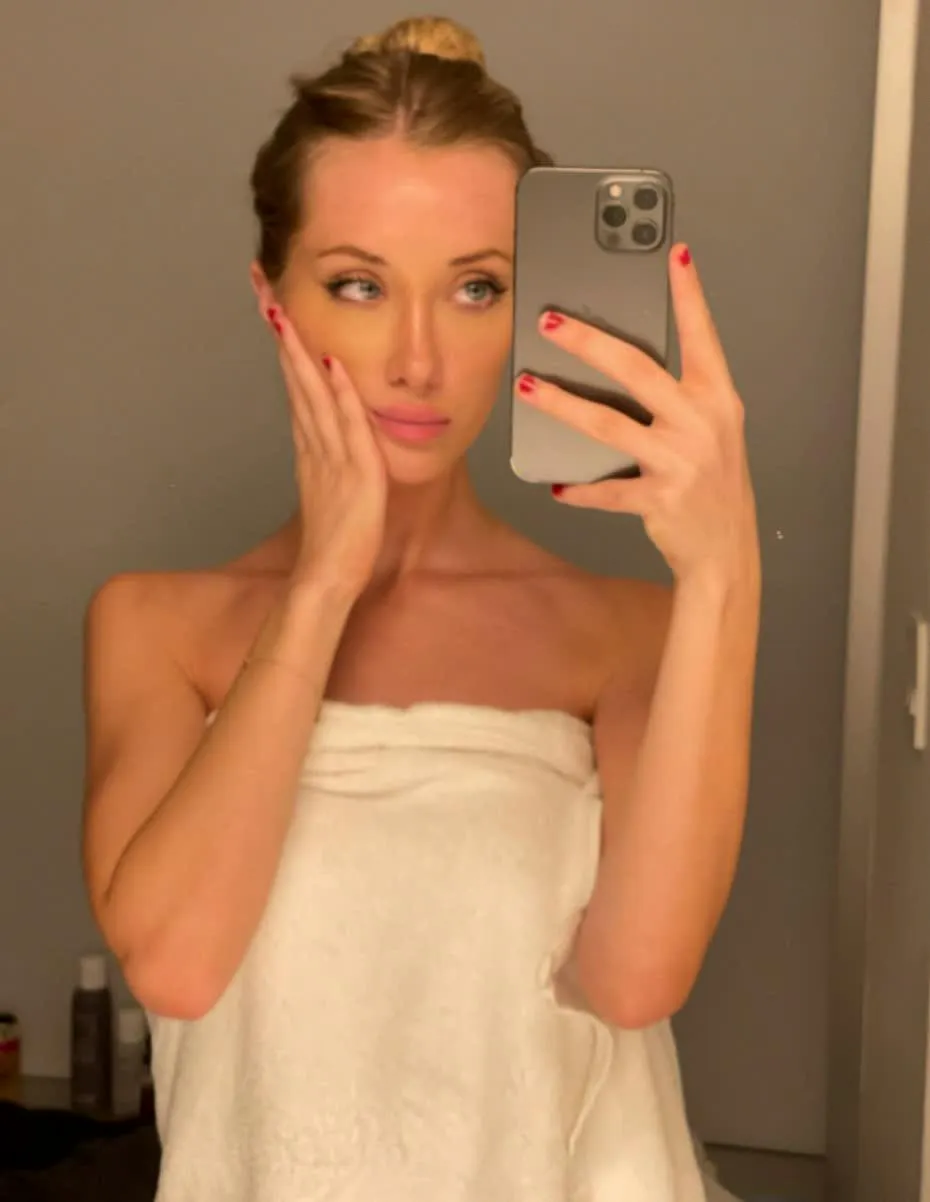 Remove the towel and we can go shower again together.