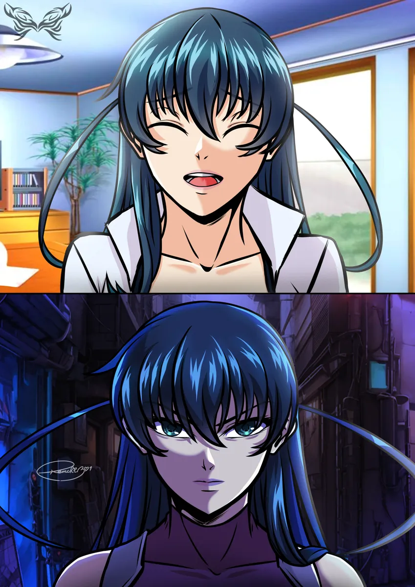 Unsmiling Asagi (remchi301)