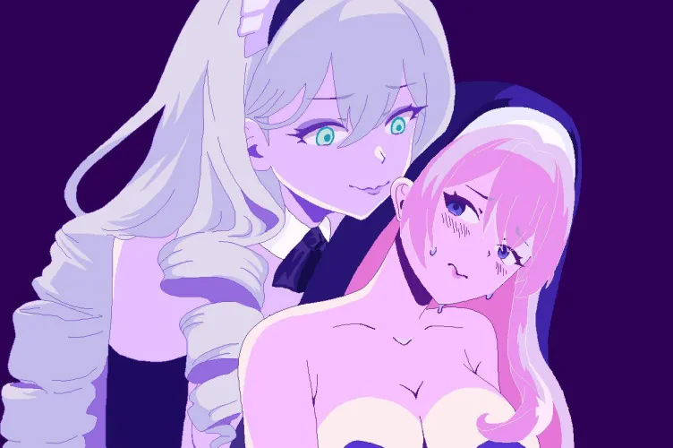 Working on a animation for my H-game Blessed & Bound !