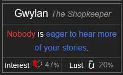 About completing the ritual and Gwylan